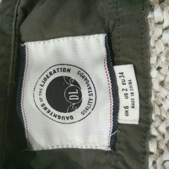 Anthropologie Crocheted Military Jacket DOL - Picture 4 of 7